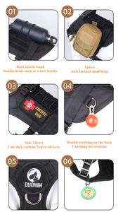 Venta al por mayor <span class=keywords><strong>de</strong></span> fábrica, chaleco táctico para mascotas, abrigo para perros, arnés y correas para perros para entrenamiento <span class=keywords><strong>de</strong></span> mascotas al aire libre - Product Image 6