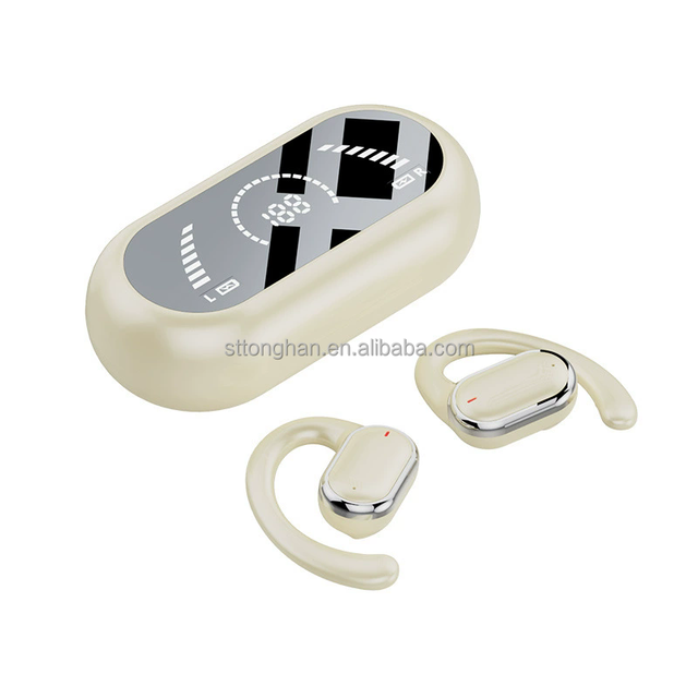 Factory Direct TWS Wireless Earbuds for Gaming Open Ear Design with Low Latency Single Digital Display Battery Indicator JL