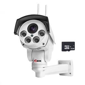 Iposter ngoài trời trong nhà <span class=keywords><strong>CCTV</strong></span> giám sát an ninh H.265 Waterpoof 4G Wifi 16GB 2MP 10x Zoom PTZ camera - Product Image 1