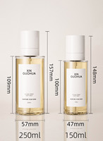 Flacon pulvérisateur cosmétique anti-lumière 150 ml 250 ml, directement de l'usine, pour emballage OEM ODM avec impression sérigraphique disponible