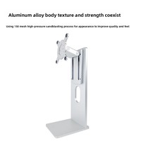 Support de moniteur réglable 24 "-27" 32 "-40" Support d'écran de moniteur de bureau à rotation arbitraire à 360 degrés