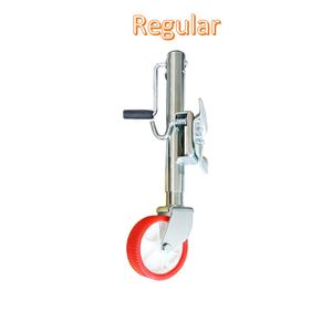 Cric de remorque de qualité supérieure 1200 lb avec <span class=keywords><strong>roue</strong></span> <span class=keywords><strong>jockey</strong></span>, support de <span class=keywords><strong>roue</strong></span> simple galvanisé, <span class=keywords><strong>manivelle</strong></span> en acier - Product Image 4