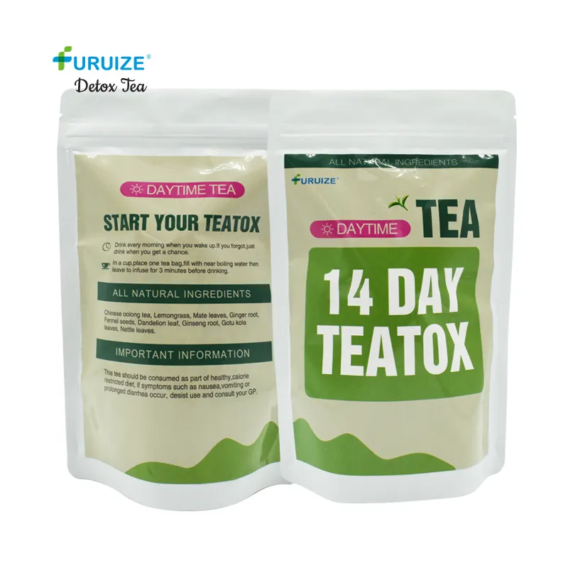 14 gün zayıflama çayı kayıp-kilo çay detoks özel etiket doğal bitkisel çay