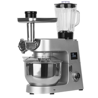 Appareils électroménagers, batteur électrique automatique pour boulangerie, mélangeur alimentaire, batteur sur socle, bol mélangeur en acier inoxydable de 6 L, crochet pétrisseur