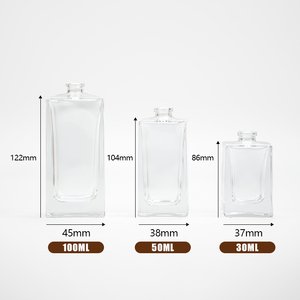 High End Black Glass <strong>Perfume</strong> Bottle Rectangular Mini Fine Mist Spray Bottle Portable Refillable <strong>Container</strong> - Product Image 4