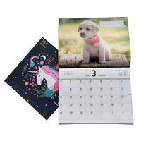 Calendrier de bureau de reliure de bobine 2026 personnalisé 365 jours de perforation hebdomadaire déchirer le calendrier de table en métal