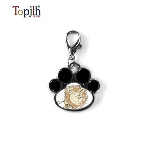 Cá nhân khắc vật nuôi mèo tên thẻ tùy chỉnh Dog ID tag Phụ KiệN Cổ Áo tên nơi chống mất Mặt dây chuyền kim loại Keyring