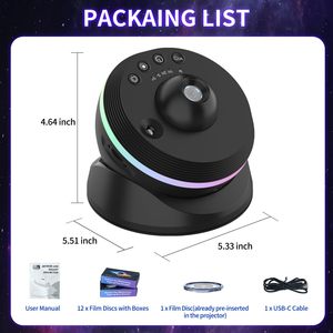 <span class=keywords><strong>Proyector</strong></span> espacial para niños de gama alta 2025, <span class=keywords><strong>proyector</strong></span> <span class=keywords><strong>planetario</strong></span> para niños con meteorito y <span class=keywords><strong>proyector</strong></span> estrellado ajustable 360, luz nocturna LED - Product Image 6