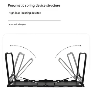 Modern Tactical IGT Stainless Steel Camping <b>Table</b> Portable Foldable Height <b>Adjustable</b> Hydraulic Outdoor Picnic Beach <b>Table</b> - Product Image 3