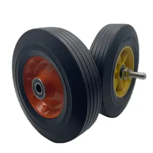 10 Inch Solid Rubber Wheel For Tool Cart 10*2.5 Rubber Solid Wheel