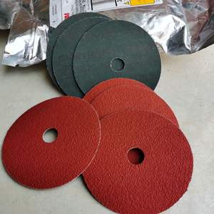 3M987C шлифовальный диск из стальной бумаги 80 + шлифовальный диск из керамического волокна 4-дюймовый полировальный диск с поперечным отверстием - Product Image 3