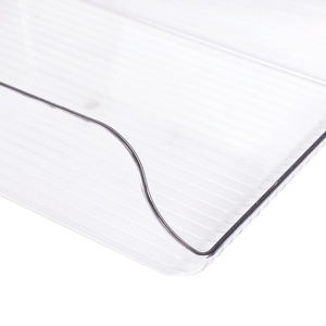 4 pacchi Organizer per bottiglie d'acqua da cucina, porta contenitori per frigorifero in plastica - Product Image 6