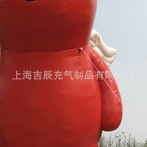 Oso Inflable Rojo de 8m, Modelo Publicitario con Alas, Resistente al Agua, para Uso en Exteriores - Product Image 5