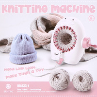 Machine à tricoter circulaire à 22 aiguilles pour crochet, modèle Penguin, pour la vente