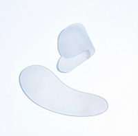 Patchs oculaires réutilisables en silicone avec autocollant personnalisable pour anti-rides et extensions de cils, lifting des cils
