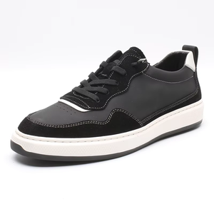 Zapatos Casuales para Hombre de Alta Calidad, Transpirables, Antideslizantes, Negros, con Cordones - Product Image 1
