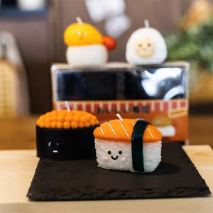 Bougie parfumée décorative artisanale de la série Sushi, jouet artistique créatif Kawaii, décoration d'intérieur, cadeau, aromathérapie - Product Image 3