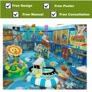 Baihe เครื่องเล่นแบบนิ่มสำหรับเด็กสนามเด็กเล่นในร่มแนวมหาสมุทรสำหรับเด็กอุปกรณ์สนามเด็กเล่นในร่มเชิงพาณิชย์ - Product Image 5