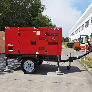 New 60hz Trailer Type Soundproof 80kw 100kva Diesel Generator Set With YangDong Engine Y4110ZLD