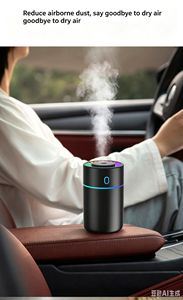 Portable USB Air <b>Humidifier</b> Colorful Gradient Night Light Ultrasonic <b>Mist</b> Diffuser Mini Desktop <b>Humidifier</b> For Bedroom Office - Product Image 4