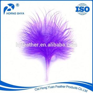 Venta caliente de moda hermosa de color 3-5 pulgadas sangre pluma marabú Turquía <span class=keywords><strong>Marabou</strong></span> - Product Image 5