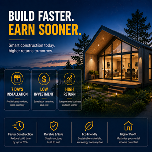 Capsule <span class=keywords><strong>de</strong></span> couchage en acier imperméable au design moderne, cabine préfabriquée, lit capsule, hôtels modulaires, maison mobile extérieure, mini-villa - Product Image 2