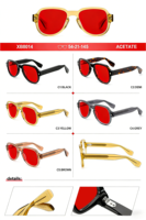 Lunettes de jeu économiques avec monture en acétate, verres rouges CR39 anti-lumière bleue, légères, pour le jeu quotidien et le bureau