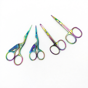 Best 4 Style Ceramic Handled Stainless Steel Multi-Plasma Color <b>Cuticle</b> <b>Scissor</b> for Beauty Work with Sharp Blade Tip - Product Image 4