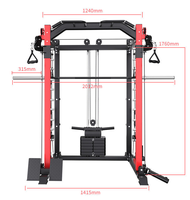 Produit phare à prix d'usine : Équipement de fitness multifonctionnel pour la maison, barre de traction, machine à poulies, machine Smith, rack à squats