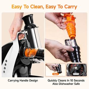 BPA Livre 250W juicers poderosa Grande alimentação Boca Juicer Comercial máquina extrator imprensa fria Juicer Lento - Product Image 6