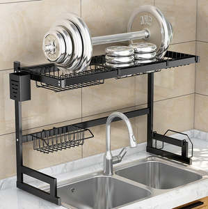 ที่คว่ำจานสแตนเลสแบบทันสมัย, ที่วางชามปรับได้ชั้นวางของอเนกประสงค์เป็นมิตรกับสิ่งแวดล้อม - Product Image 3