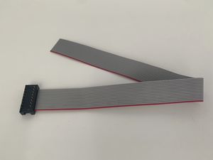 สายเชื่อมต่อสีดำแบบจุ่มขนาด2.54*7.62มม. สายริบบิ้นแบน2*8พิน2651 28AWG ประกอบสายเคเบิลพีวีซี1.27พินสำหรับอุปกรณ์อิเล็กทรอนิกส์ - Product Image 3