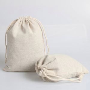 Bolsa de Almacenamiento con Cordón y Bolsillo, 100% Algodón, Personalizable con Logotipo, para Joyería, Anillos, Té, Transpirable, Reciclable - Product Image 4