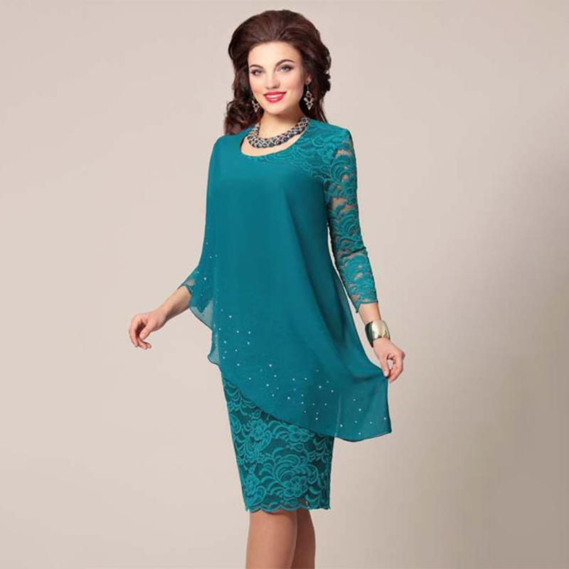Blue mother of the bride cocktail dresses