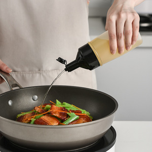 Bouteille à condiments de cuisine avec bouchon, ketchup, mayonnaise, <span class=keywords><strong>moutarde</strong></span>, huile d'olive, bouteilles en plastique à presser pour la salade et l'utilisation en cuisine - Product Image 5