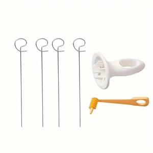 Nhà Máy 3 chuỗi xoay khoai tây Slicer thép không gỉ + nhựa nhãn hiệu lốc xoáy khoai tây Slicer xoắn ốc khoai tây tháp cắt - Product Image 6