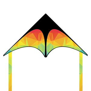 Grand <span class=keywords><strong>cerf</strong></span>-<span class=keywords><strong>volant</strong></span> arc-en-ciel Delta avec cadre en fibre de verre – Le <span class=keywords><strong>meilleur</strong></span> jouet pour les jeux en plein air, amusant pour les adultes à faire voler cet été - Product Image 2