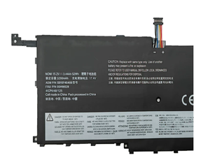 00HW029 00HW028 Batterie 15.28V 3665mAh 56WH 01AV438 01AV439 01AV441 Pour <span class=keywords><strong>Lenovo</strong></span> <span class=keywords><strong>ThinkPad</strong></span> <span class=keywords><strong>X1</strong></span> Pour <span class=keywords><strong>Yoga</strong></span> Gen 1 Carbon 4TH - Product Image 4