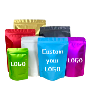 Bolsa de embalaje de plástico Mylar 3,5 personalizada para alimentos, parte superior con cremallera reutilizable, <span class=keywords><strong>Doypack</strong></span> para aperitivos, galletas, comida para mascotas, gelatina para masticar - Product Image 4