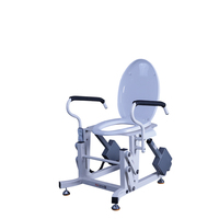 Chaise de toilette portable, fauteuil de transfert, chaise de toilette pour handicapés et patients