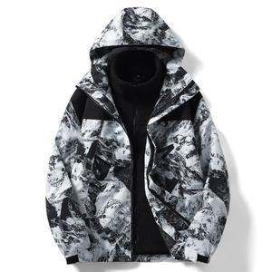 <span class=keywords><strong>North</strong></span> Women's Three-in-One <span class=keywords><strong>Face</strong></span> Desmontable Traje de esquí para exteriores <span class=keywords><strong>Chaqueta</strong></span> de invierno impermeable a prueba de viento Hombres Cremallera informal XL Adultos - Product Image 5