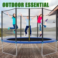 Trampoline rond pour enfants de 5 pieds avec filet de sécurité, lit de saut intérieur/extérieur.