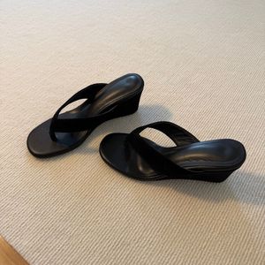 Women's High Heel Flip Flops Summer Fashion Casual Toe Post <b>Platform</b> <b>Wedge</b> <b>Sandals</b> for Outdoor Wear - Product Image 3