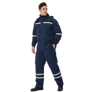 Traje de Trabajo Ignífugo y Resistente al Frío Newco, Azul Marino, Talla M-L-XL, Conjunto de Ropa de Seguridad para Fábrica, Taller y Reparación de Maquinaria - Product Image 1