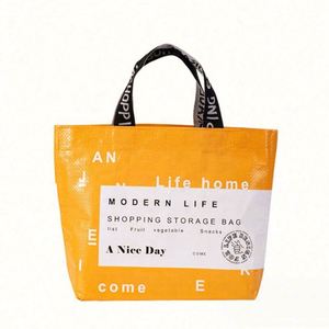 Low Price Multi Color Custom Digital Printing Reusable Gift Waterproof <b>Foldable</b> Laminated PP Woven Tote Shopping <b>Bags</b> - Product Image 3