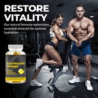 Gommes électrolytiques Amaz avec 6 électrolytes essentiels, vitamines et magnésium pour l'endurance sportive et l'hydratation