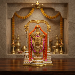 รูปปั้นจิอัลจิเรซินทำมือรูปปั้น prabhavali arch. Venkateswara Idol รูปปั้นตกแต่งบ้านจิตวิญญาณ nirmala - Product Image 2