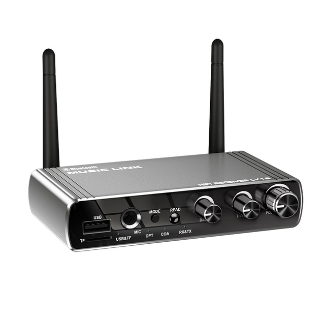 LY18 Transmitter Receiver BT5.4 2-in-1 AUX Adapter for TV/Car/PC/MP3 Player/Home Theater/Switch Low Latency