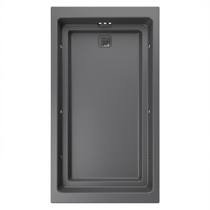 Plato de Ducha Rectangular Emotion Line en Grafito, 100x140 cm, 143 cm de Longitud - Product Image 3