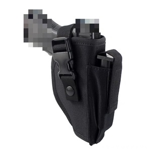 Sarung Pistol Taktis Universal Nylon Grosir dengan Kantong Magazen, Cocok untuk Tangan Kanan & Kiri, Aksesoris Berburu - Product Image 4